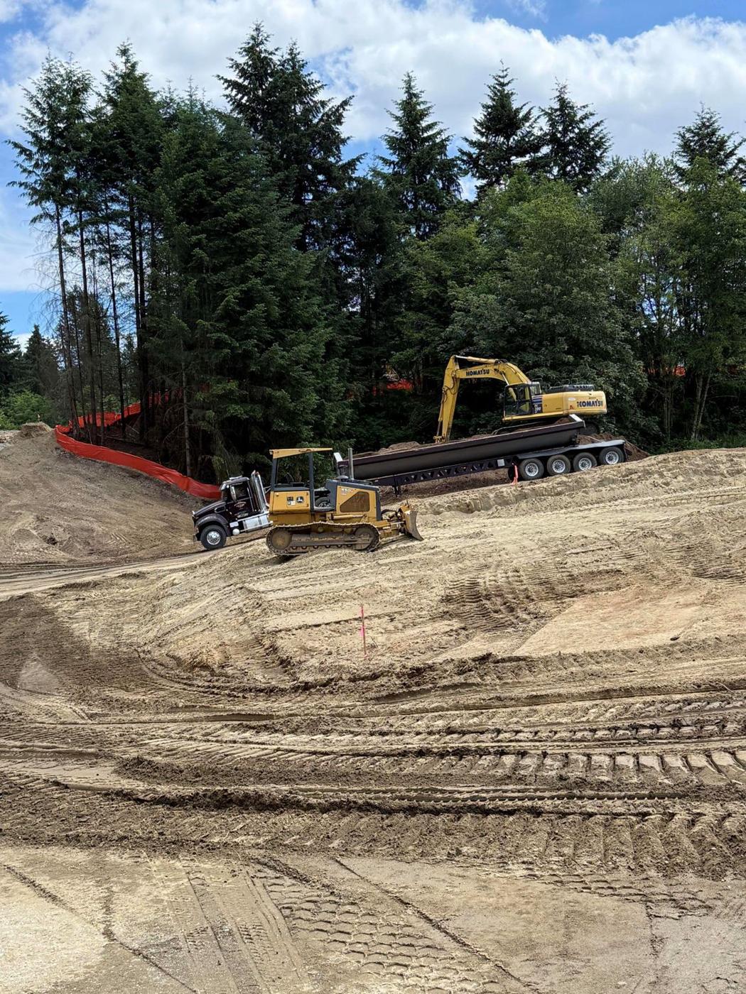 Finished Riverton site development project in the Greater Seattle area