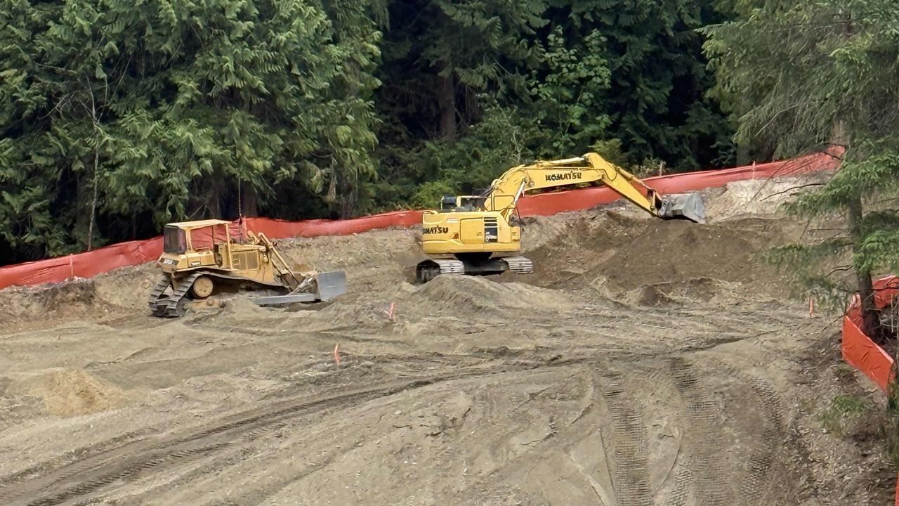 Slope protection and erosion control on a Riverton site